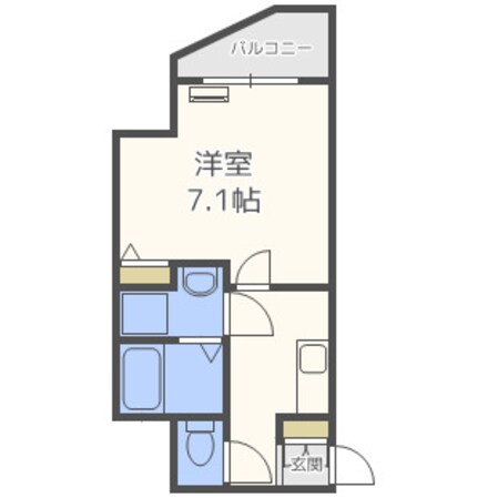 ラパンジール四天王寺東の物件間取画像